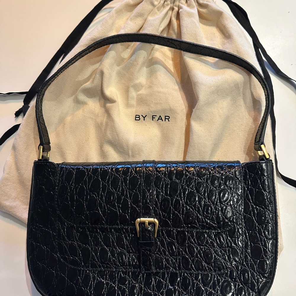 Black Leather Purse - Like new!